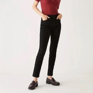 Frank and Oak, the high-rise Kim Slim fit jeans black size 23